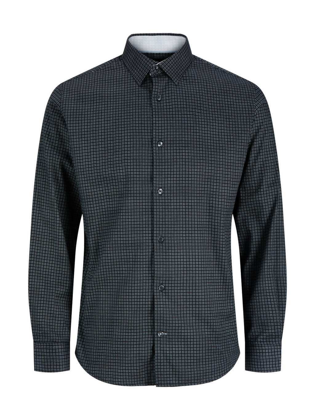 Camicia Jack & Jones Lester Blu microfantasia 12301157 /DARK NAVY JACK & JONES 