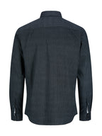 Camicia Jack & Jones Lester Blu microfantasia 12301157 /DARK NAVY JACK & JONES 