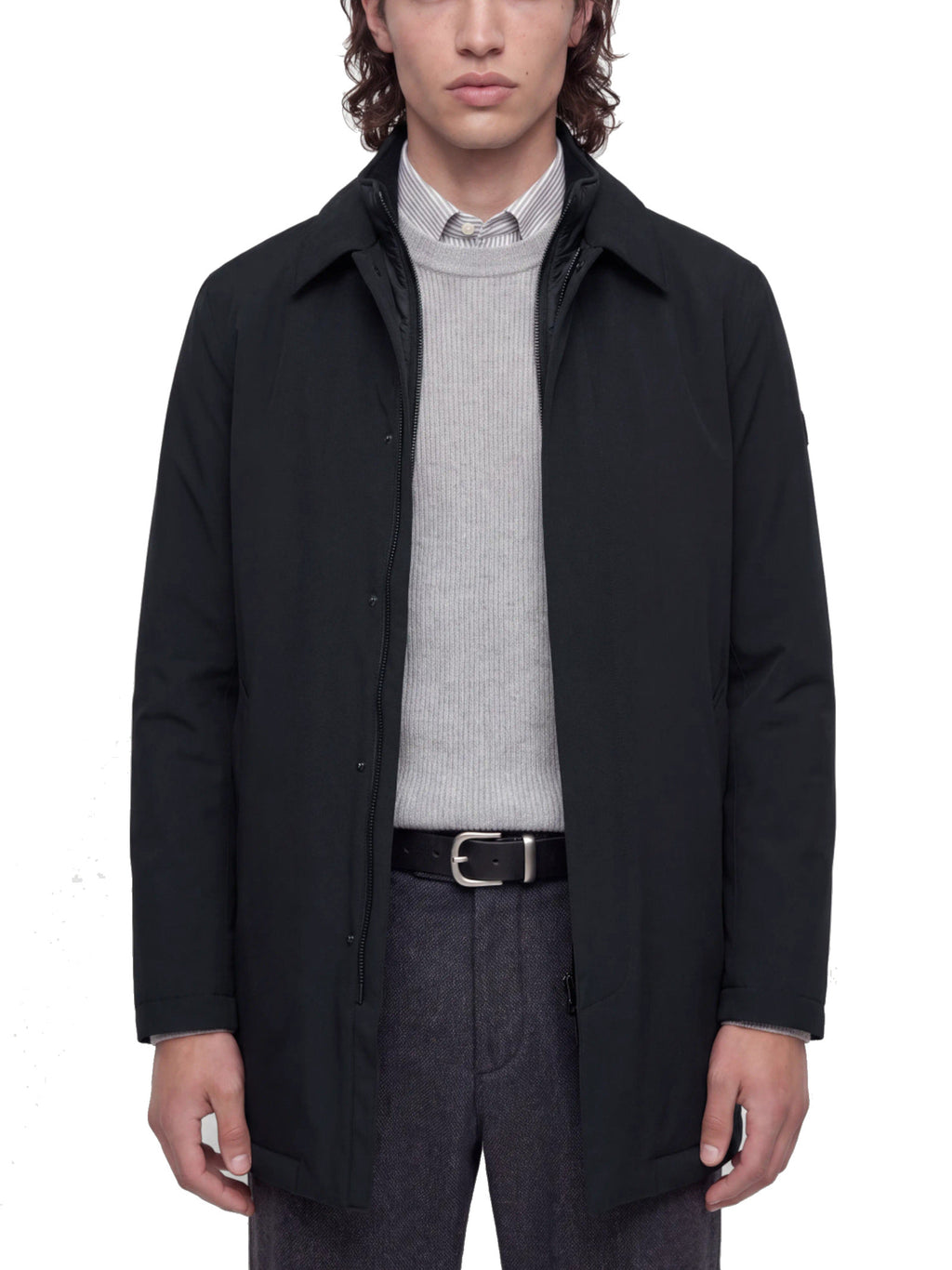 Cappotto Jack & Jones Devon Nero 12301270 /Black JACK & JONES 