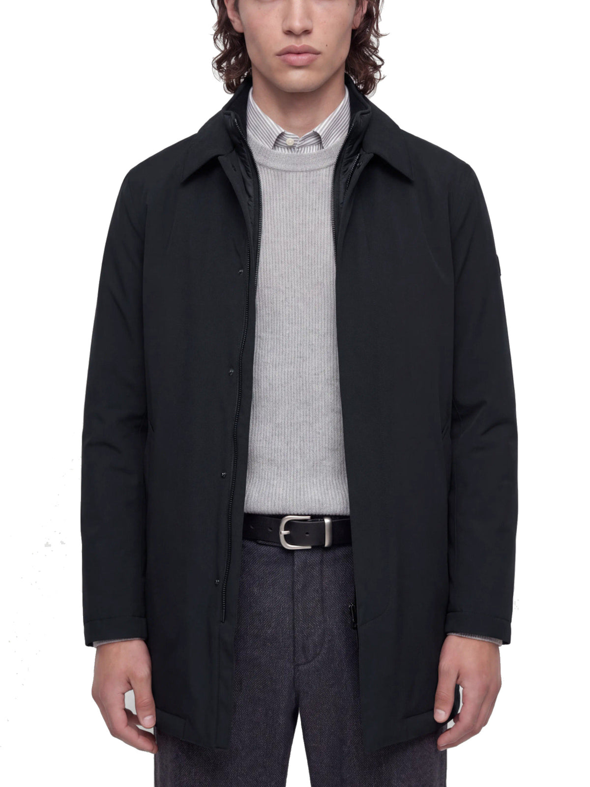 Cappotto Jack & Jones Devon Nero 12301270 /Black JACK & JONES 