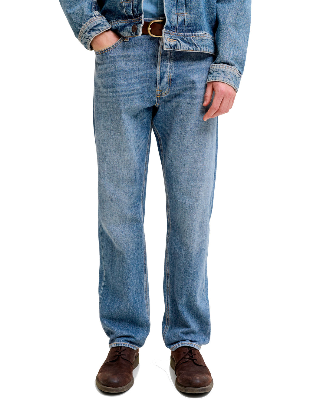 Jeans Jack & Jones Chris Blue Denim Relaxed Fit 12301527 /Blue Denim JACK & JONES 