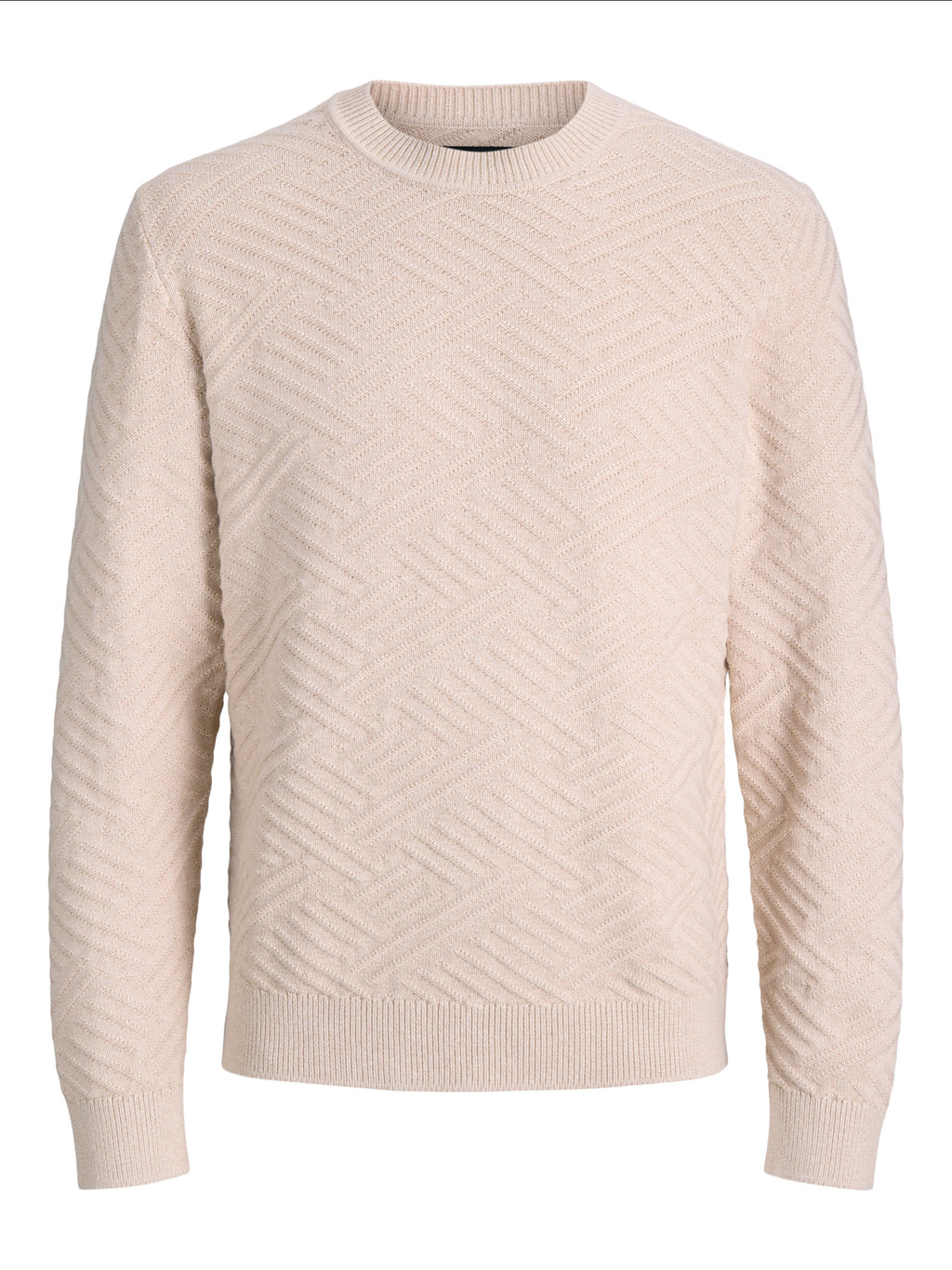 Maglia Jack & Jones Beige Cole lavorata 12301702 /Ancient Scroll JACK & JONES 