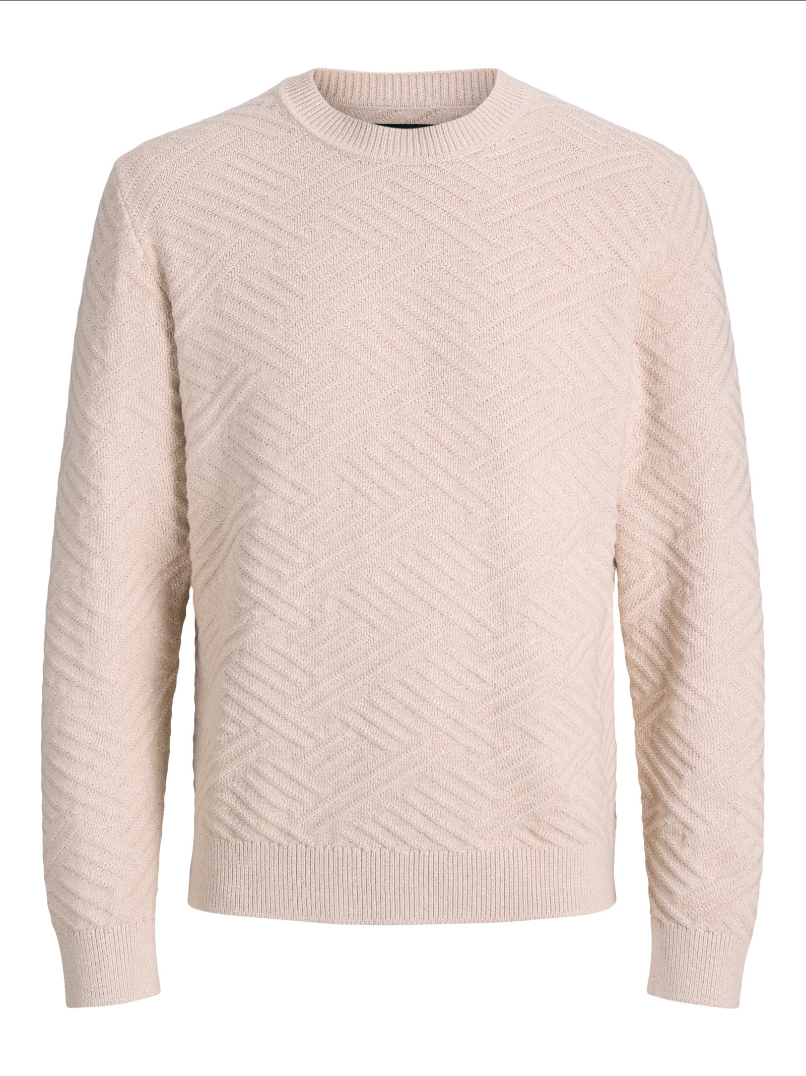 Maglia Jack & Jones Beige Cole lavorata 12301702 /Ancient Scroll JACK & JONES 