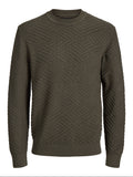 Maglia Jack & Jones Verde Cole lavorata 12301702 /Forest Night JACK & JONES 