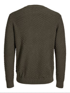Maglia Jack & Jones Verde Cole lavorata 12301702 /Forest Night JACK & JONES 