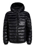 Piumino Jack & Jones Nero Trace con cappuccio 12301764 /Black JACK & JONES 
