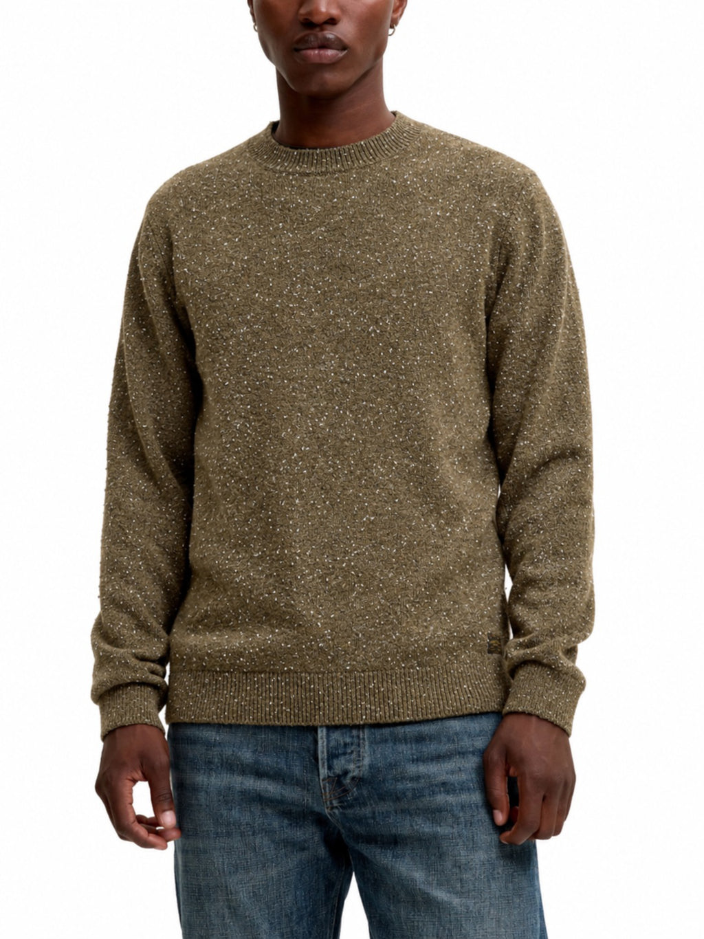 Maglia Jack & Jones Blunic Verde girocollo 12301779 /Dusky Green JACK & JONES 