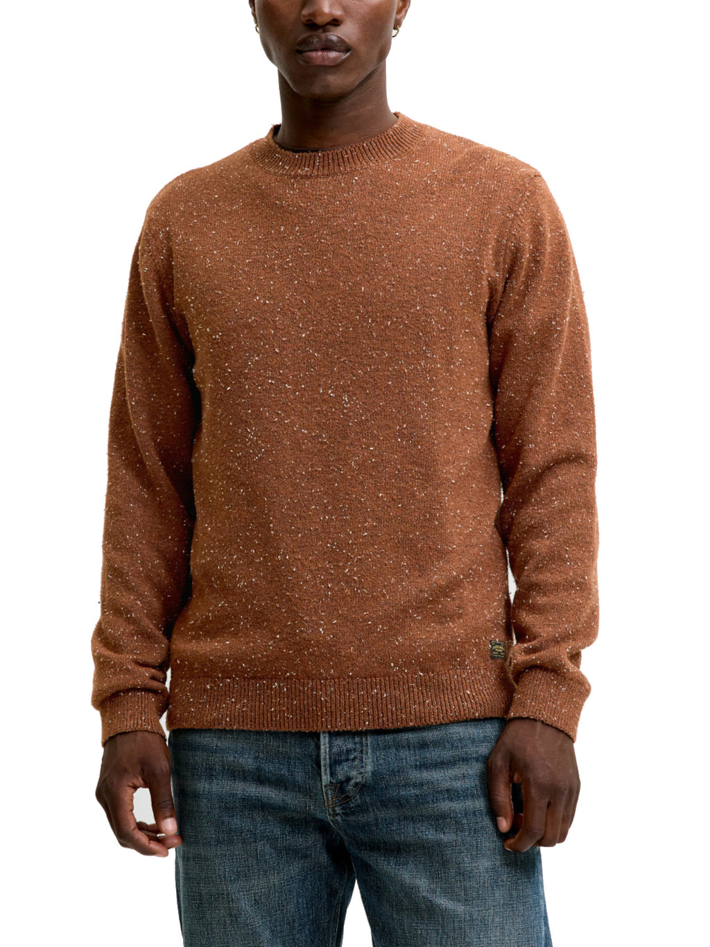 Maglia Jack & Jones Blunic Ruggine girocollo 12301779 /Tortoise Shell JACK & JONES 