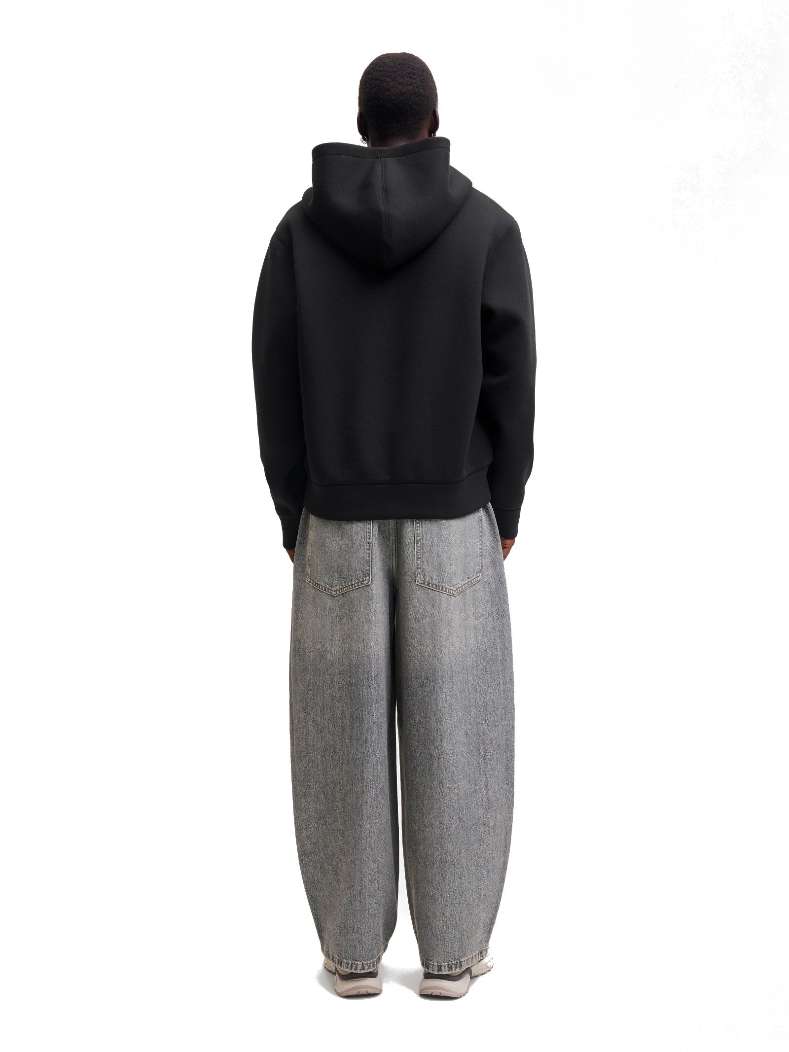 Felpa Jack & Jones Legacy Nera con cappuccio e zip 12302694 /Black JACK & JONES 