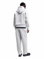 Felpa Jack & Jones Legacy Grigio con cappuccio e zip 12302694 /Light Grey Melange JACK & JONES 
