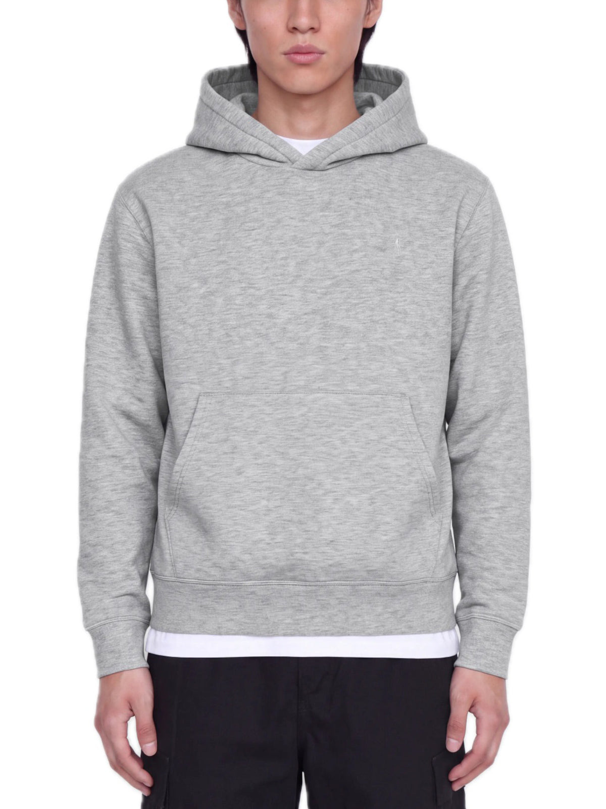 Felpa Jack & Jones Legacy Grigia con cappuccio, 12302695 /Light Grey Melange JACK & JONES 