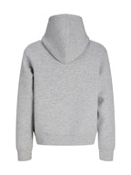 Felpa Jack & Jones Legacy Grigia con cappuccio, 12302695 /Light Grey Melange JACK & JONES 