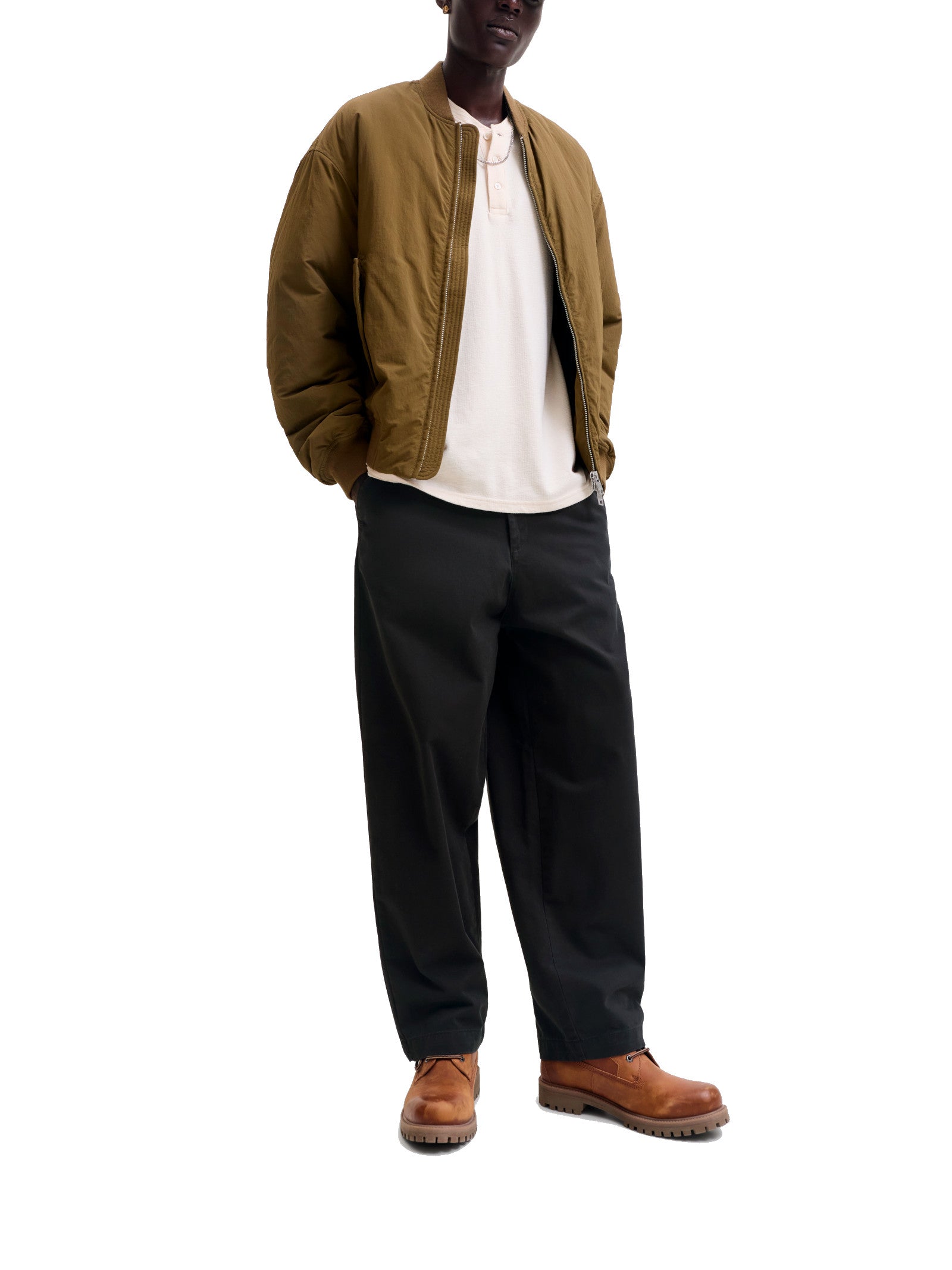 Pantalone Jack & Jones Stevan Nero 12303012 /Black JACK & JONES 