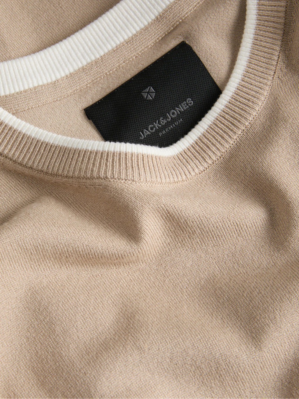 Maglia Jack & Jones Beige girocollo 12303730 /Plaza Taupe JACK & JONES 