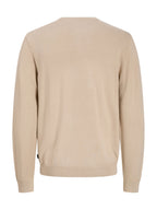 Maglia Jack & Jones Beige girocollo 12303730 /Plaza Taupe JACK & JONES 