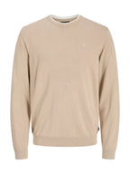 Maglia Jack & Jones Beige girocollo 12303730 /Plaza Taupe JACK & JONES 
