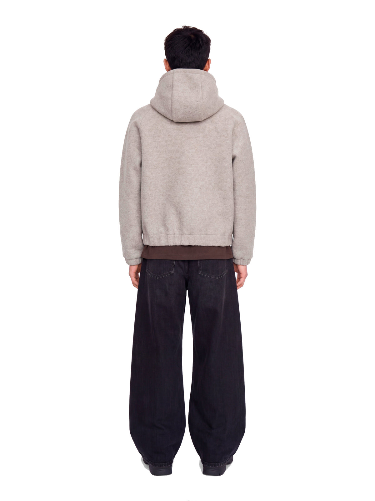 Giubbotto Jack & Jones Impact Grigio con effetto lana 12305375 /Light Grey Melange JACK & JONES 