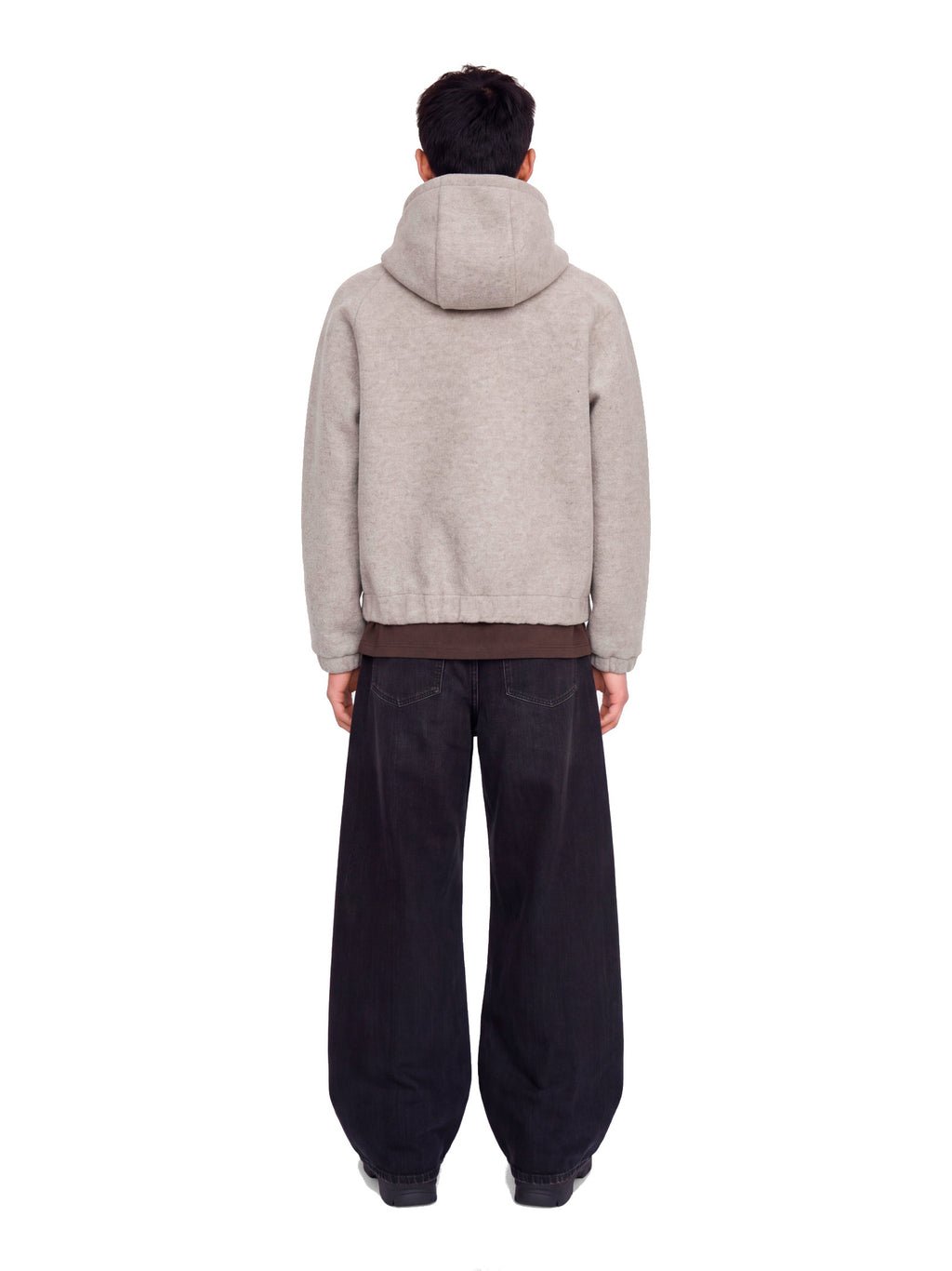 Giubbotto Jack & Jones Impact Grigio con effetto lana 12305375 /Light Grey Melange JACK & JONES 