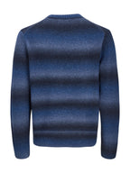 Maglia Jack & Jones Benson Blu con righe sfumate 12305671 /Dark Navy JACK & JONES 
