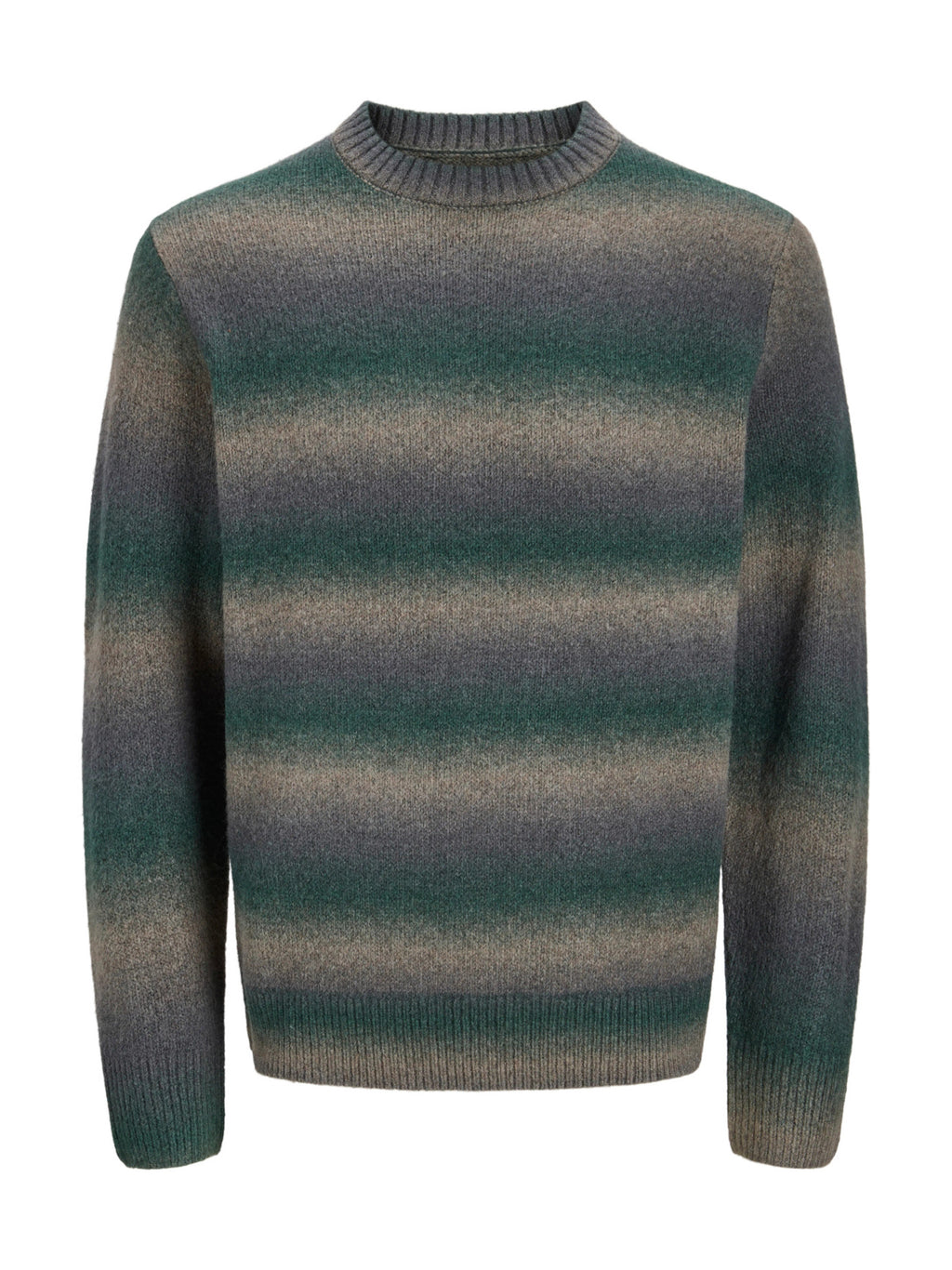 Maglia Jack & Jones Benson Verde con righe sfumate 12305671 /Pineneedle JACK & JONES 