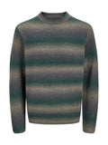 Maglia Jack & Jones Benson Verde con righe sfumate 12305671 /Pineneedle JACK & JONES 