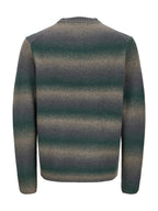 Maglia Jack & Jones Benson Verde con righe sfumate 12305671 /Pineneedle JACK & JONES 