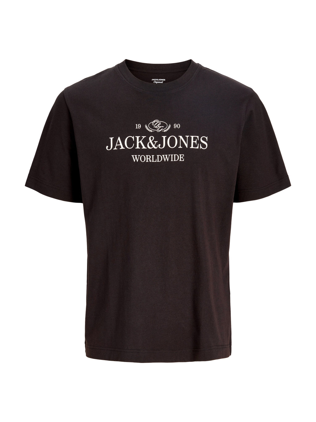 T-shirt Jack & Jones Frederik Nero con stampa 12305774 /Black JACK & JONES 