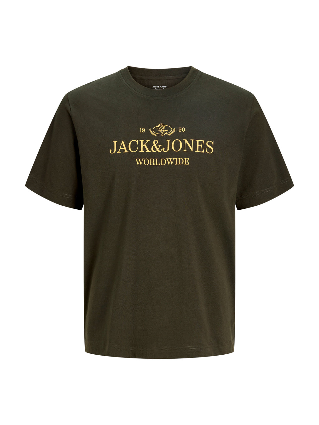 T-shirt Jack & Jones Frederik Verde con stampa 12305774 /Rosin JACK & JONES 