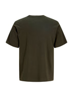 T-shirt Jack & Jones Frederik Verde con stampa 12305774 /Rosin JACK & JONES 
