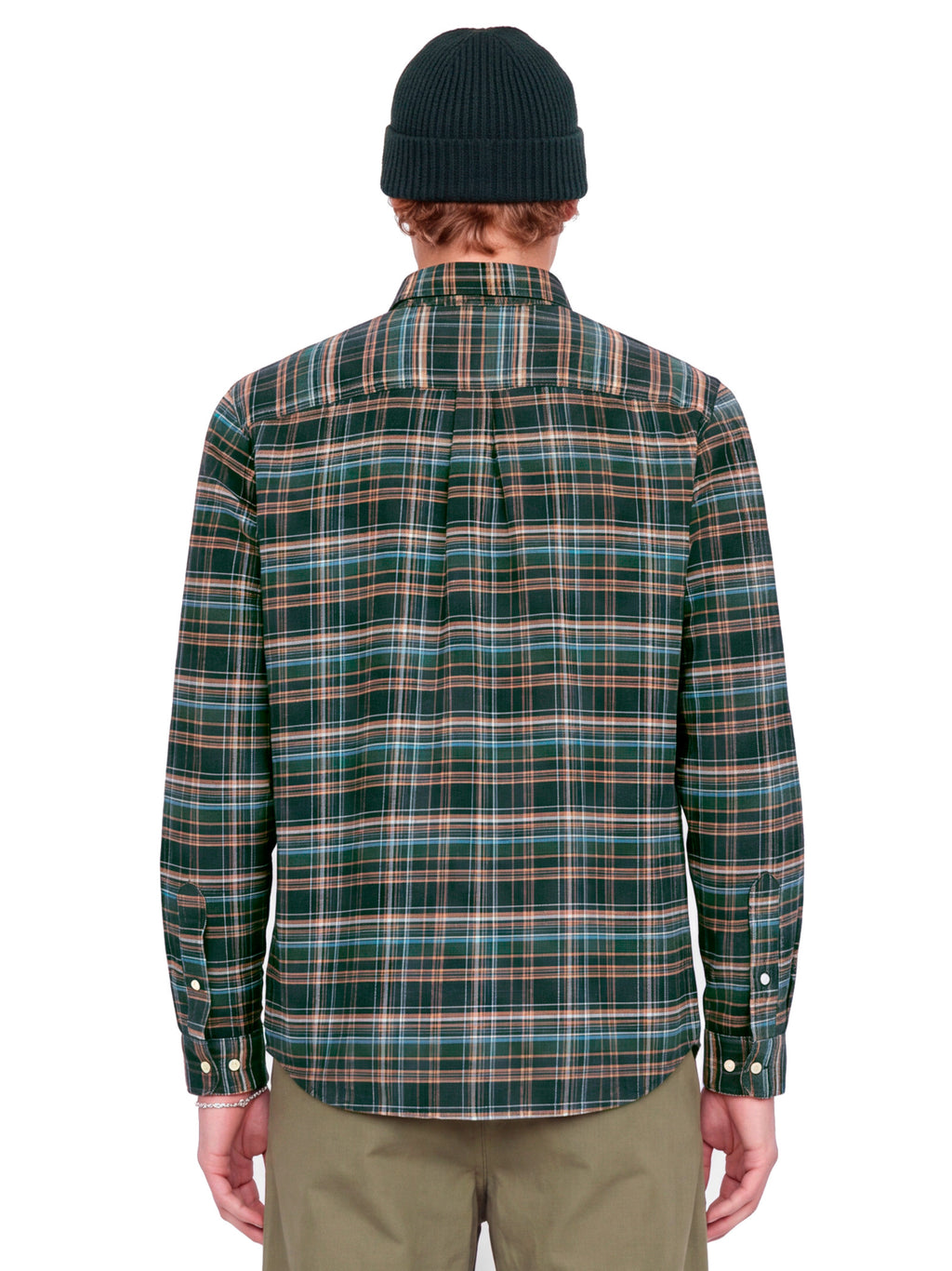 Camicia uomo Jack & Jones Stanley Verde a quadri 12305791 /Forest Night JACK & JONES 