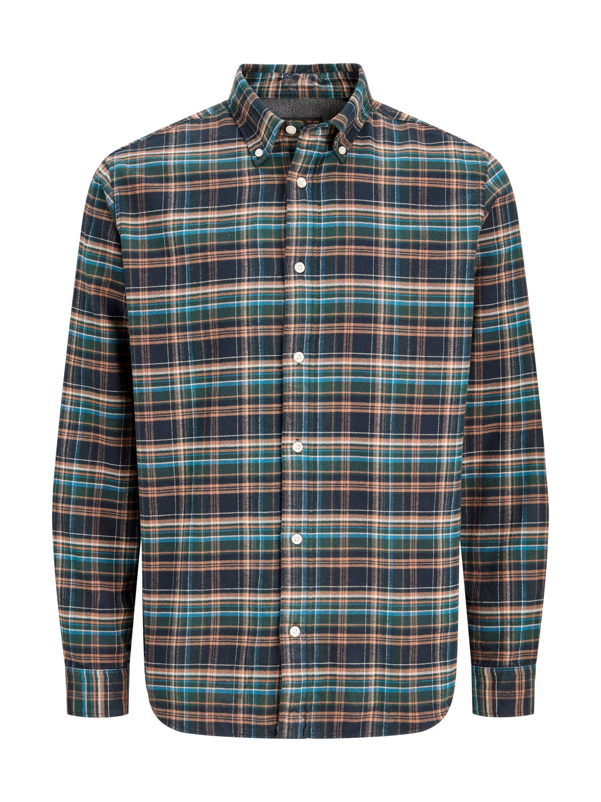 Camicia uomo Jack & Jones Stanley Verde a quadri 12305791 /Forest Night JACK & JONES 