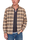 Camicia uomo Jack & Jones Stanley Beige a quadri 12305791 /Walnut JACK & JONES 