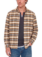 Camicia uomo Jack & Jones Stanley Beige a quadri 12305791 /Walnut JACK & JONES 