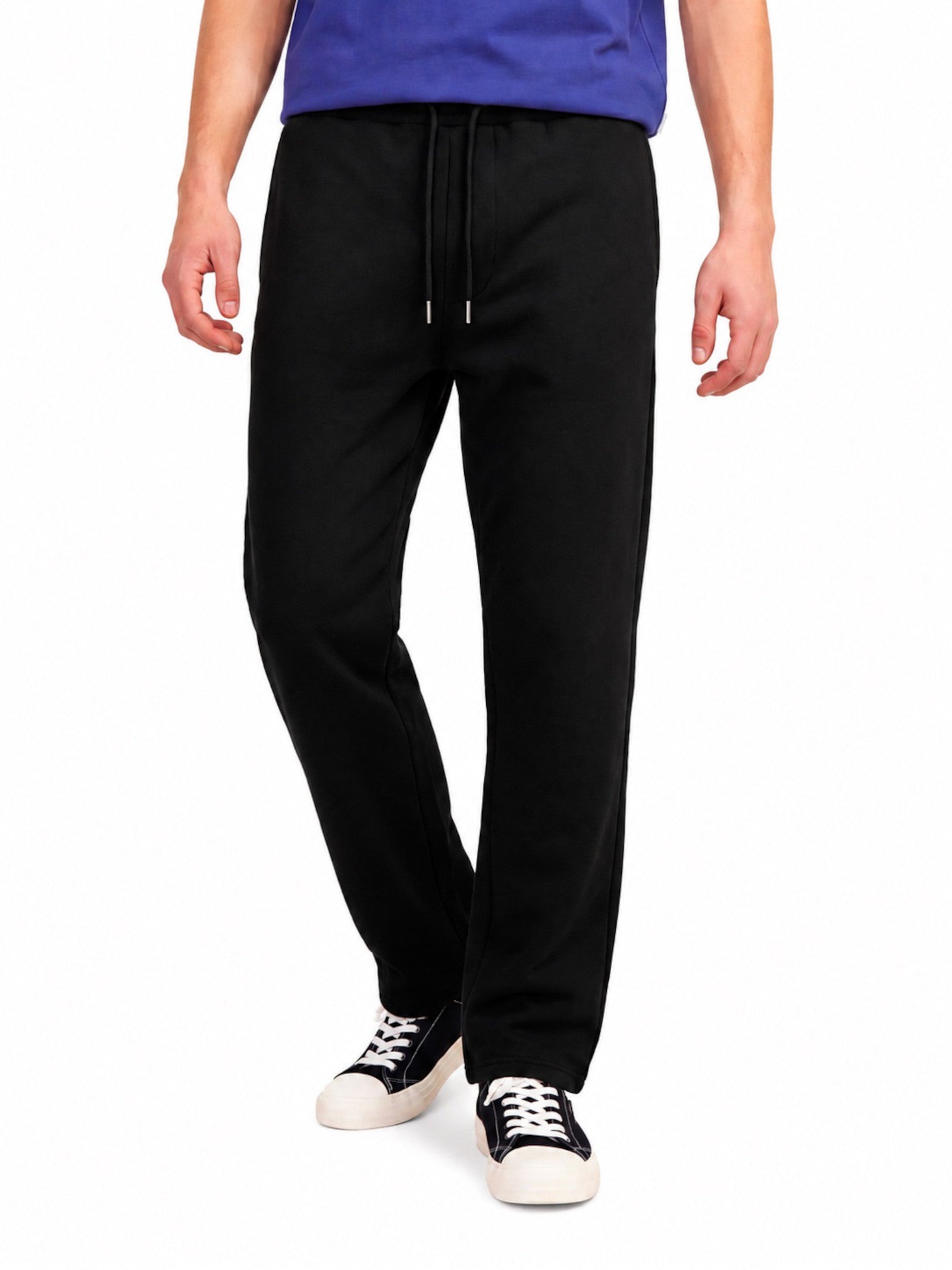 Pantalone Jack & Jones Bill Nero in felpa dal fit ampio. 12305894 /Black JACK & JONES 