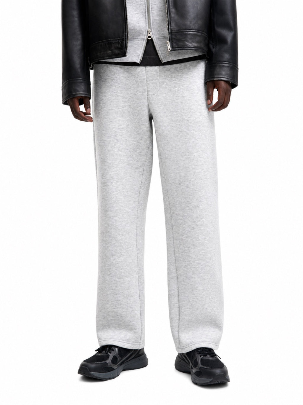 Pantalone Jack & Jones Bill Grigio in felpa dal fit ampio. 12305894 /Light Grey Melange JACK & JONES 
