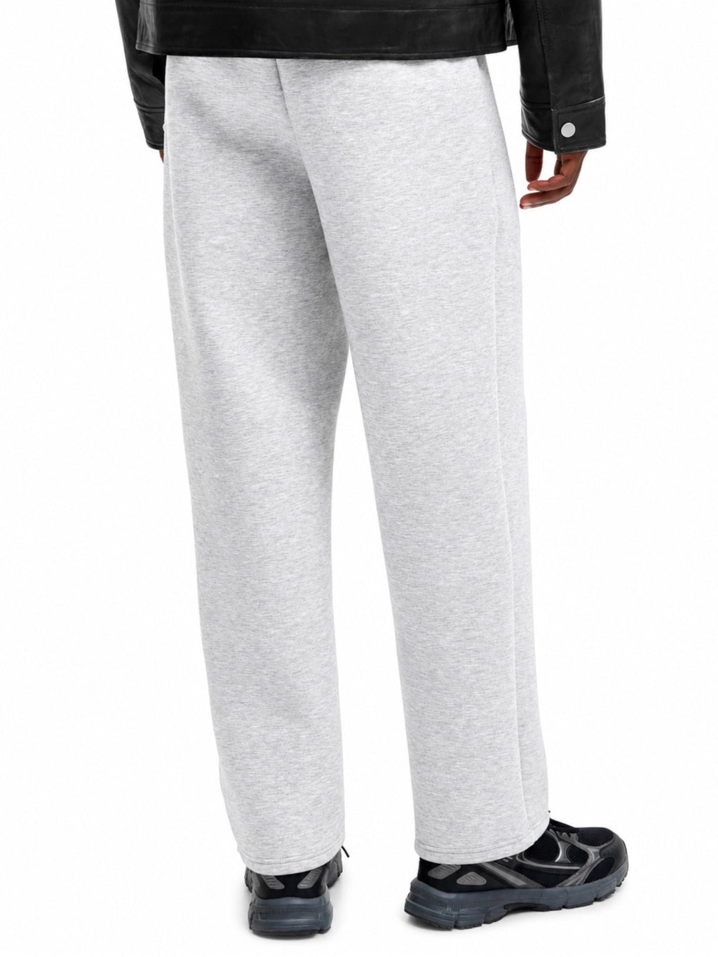 Pantalone Jack & Jones Bill Grigio in felpa dal fit ampio. 12305894 /Light Grey Melange JACK & JONES 