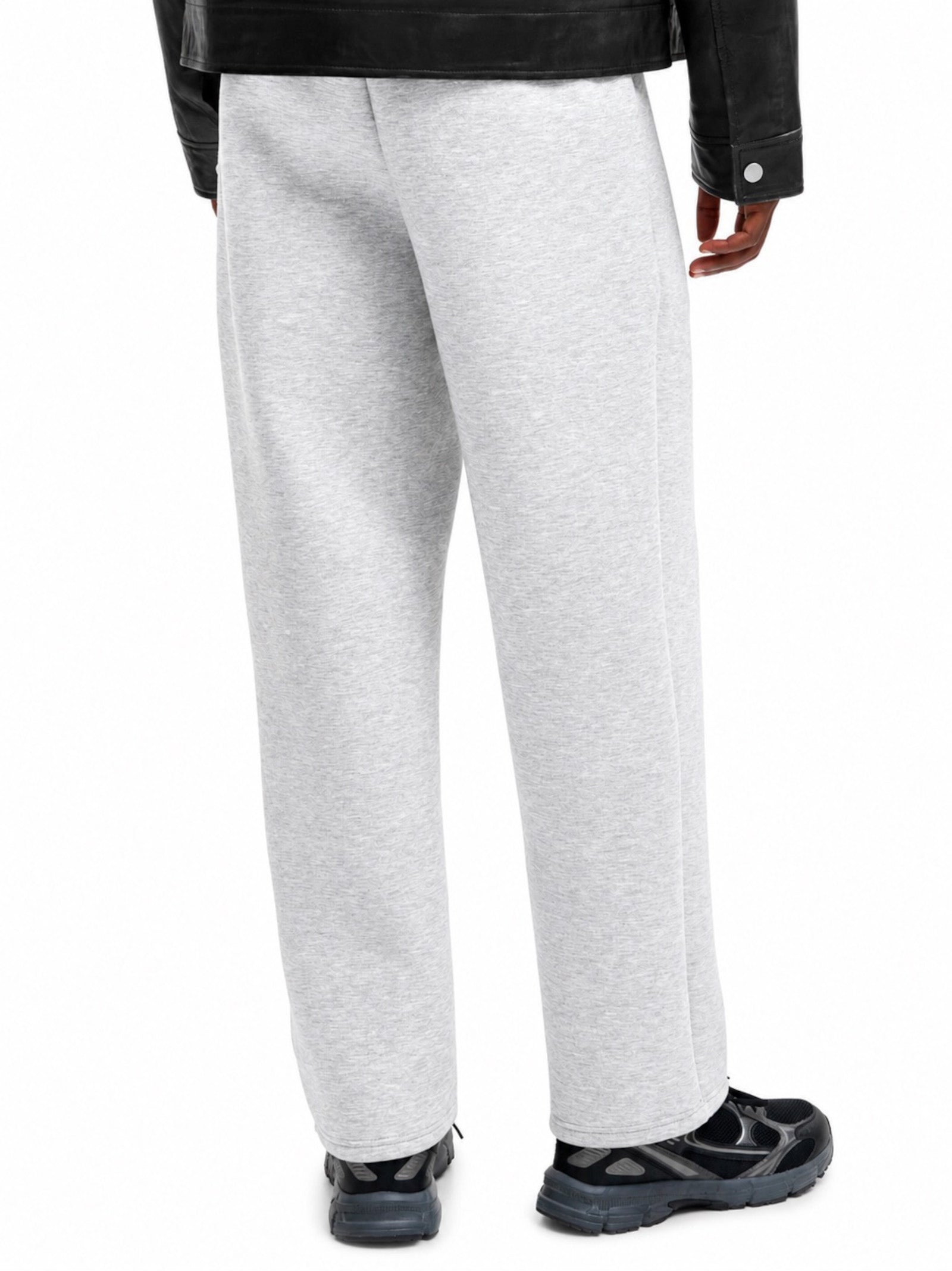 Pantalone Jack & Jones Bill Grigio in felpa dal fit ampio. 12305894 /Light Grey Melange JACK & JONES 