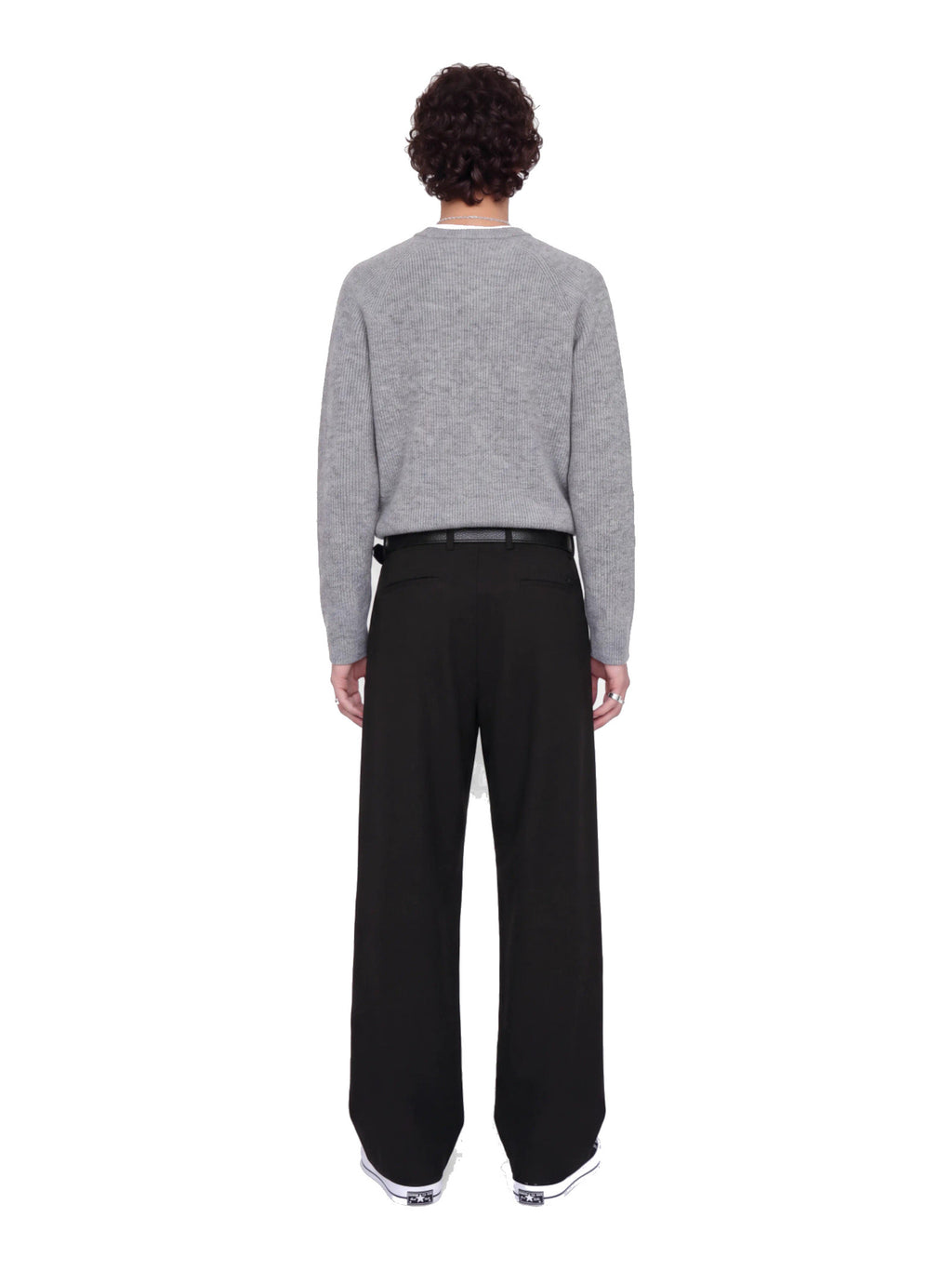 Pantalone Jack & Jones Owen nero dal taglio ampio 12306226 /Black JACK & JONES 