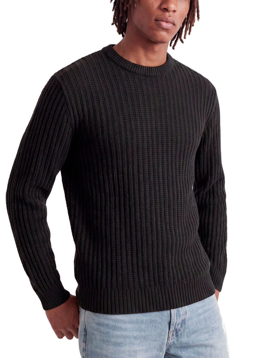 Maglia Jack & Jones Axon Nero a girocollo 12306928 /Black JACK & JONES 