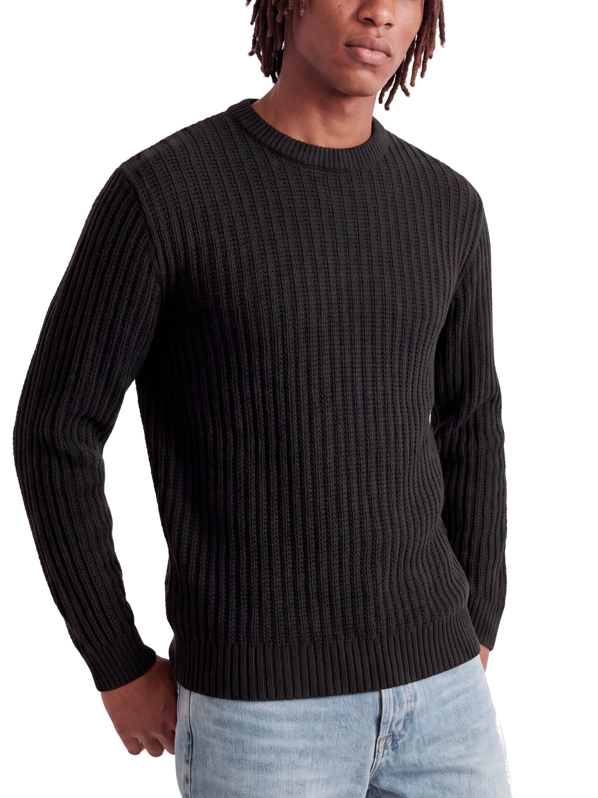 Maglia Jack & Jones Axon Nero a girocollo 12306928 /Black JACK & JONES 