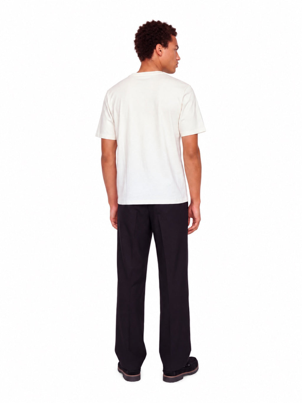 T-shirt Jack & Jones Lucas Bianco con logo 12311818 /Cloud Dancer JACK & JONES 