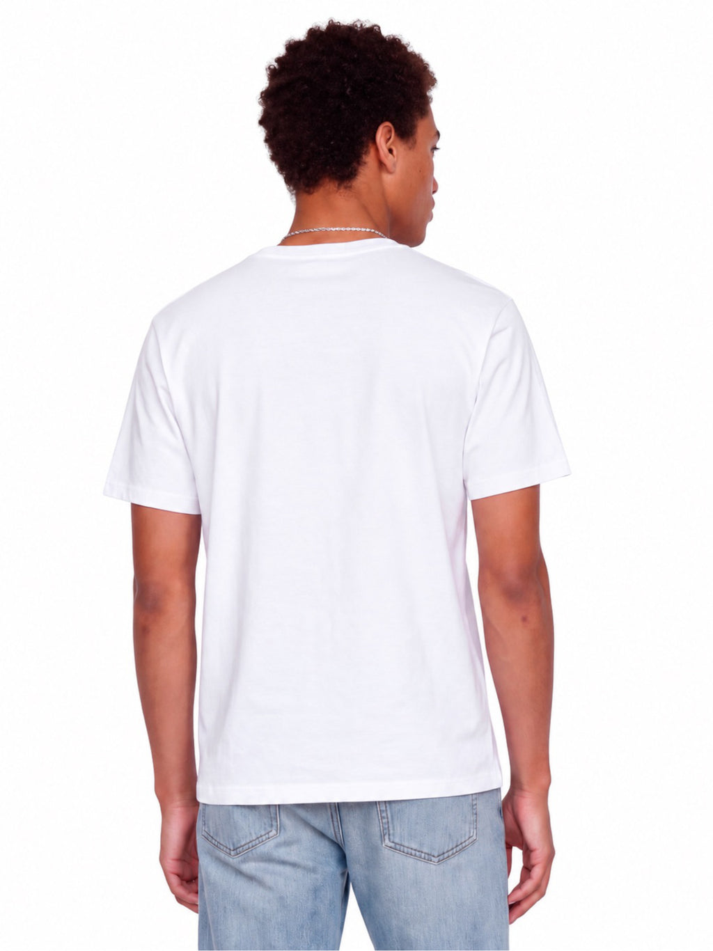 T-shirt Jack & Jones Simon Bianca con stampa 12311819 /Bright White JACK & JONES 