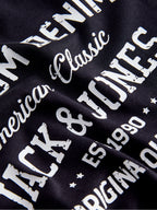 T-shirt Jack & Jones Simon Blu con stampa 12311819 /Dark Navy JACK & JONES 