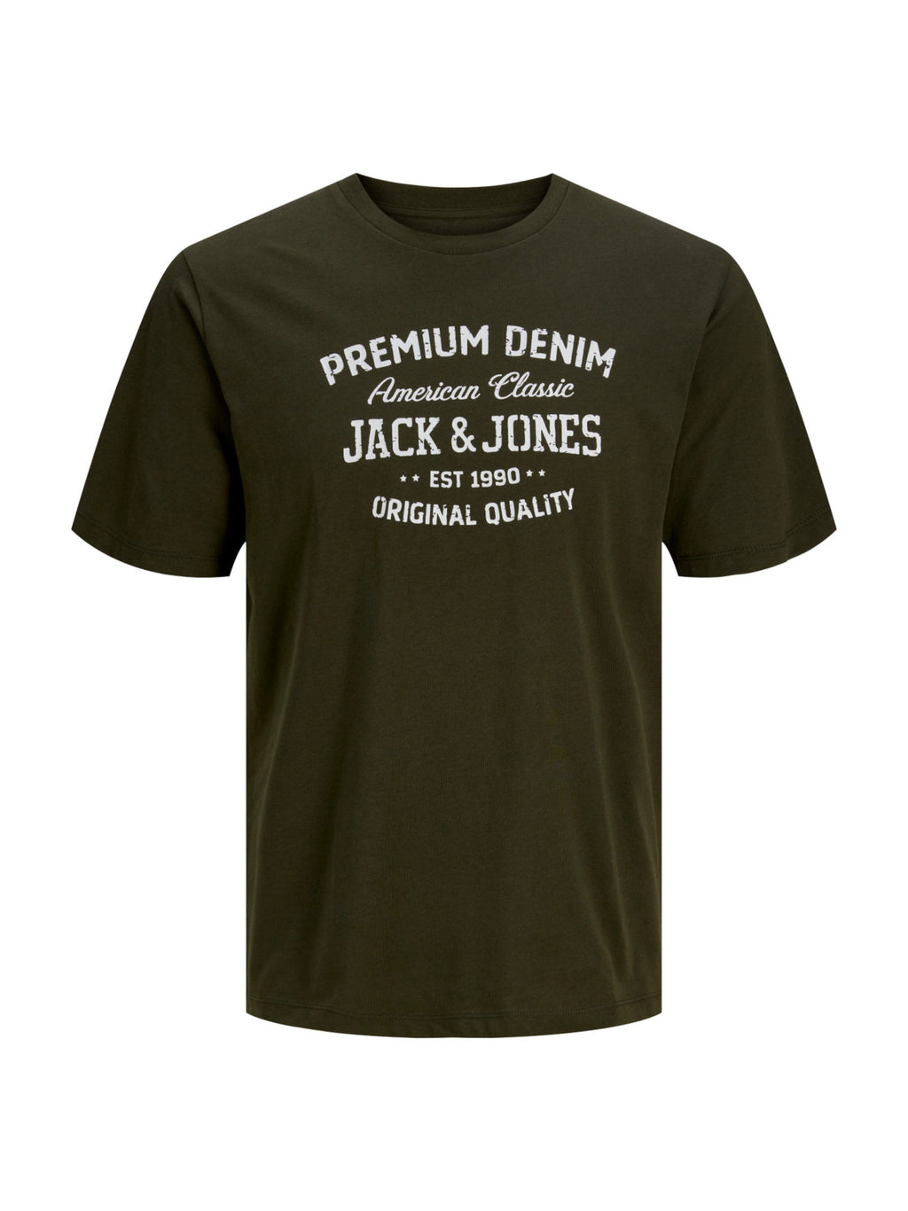T-shirt Jack & Jones Simon Verde con stampa 12311819 /Forest Night JACK & JONES 