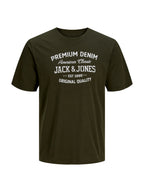 T-shirt Jack & Jones Simon Verde con stampa 12311819 /Forest Night JACK & JONES 