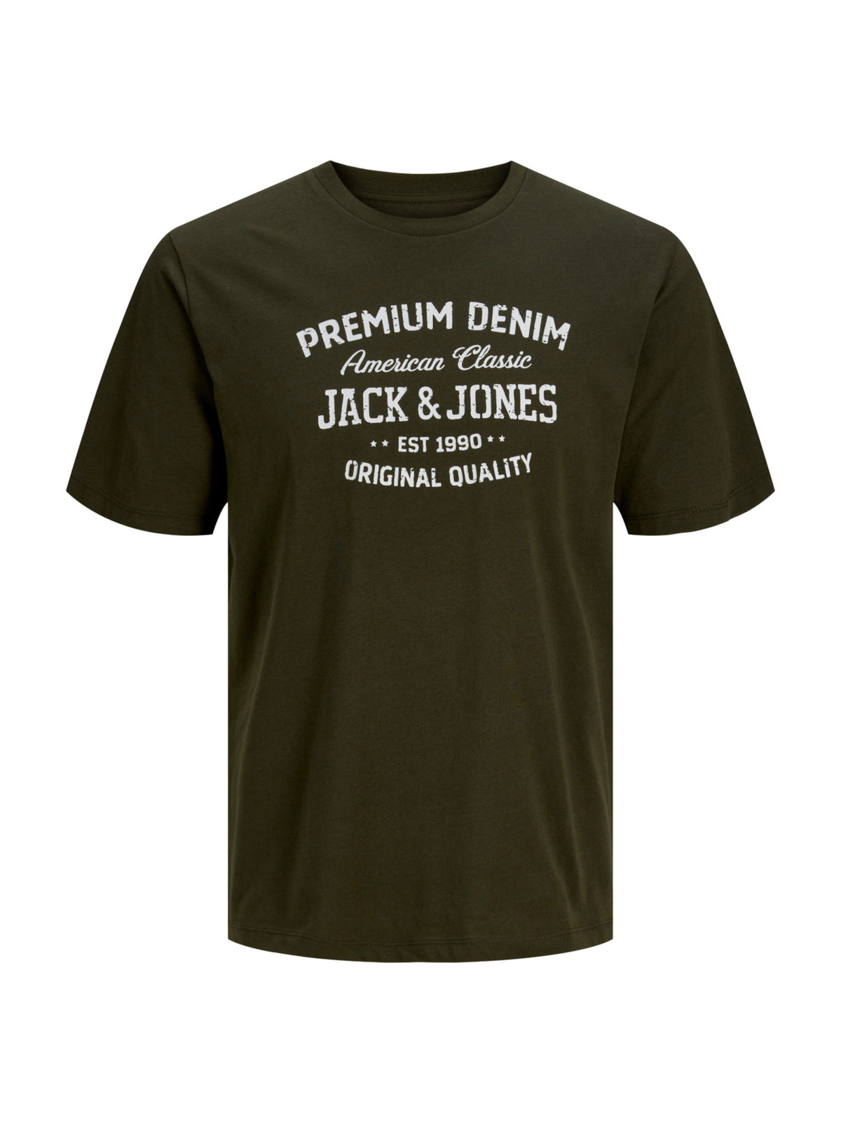 T-shirt Jack & Jones Simon Verde con stampa 12311819 /Forest Night JACK & JONES 