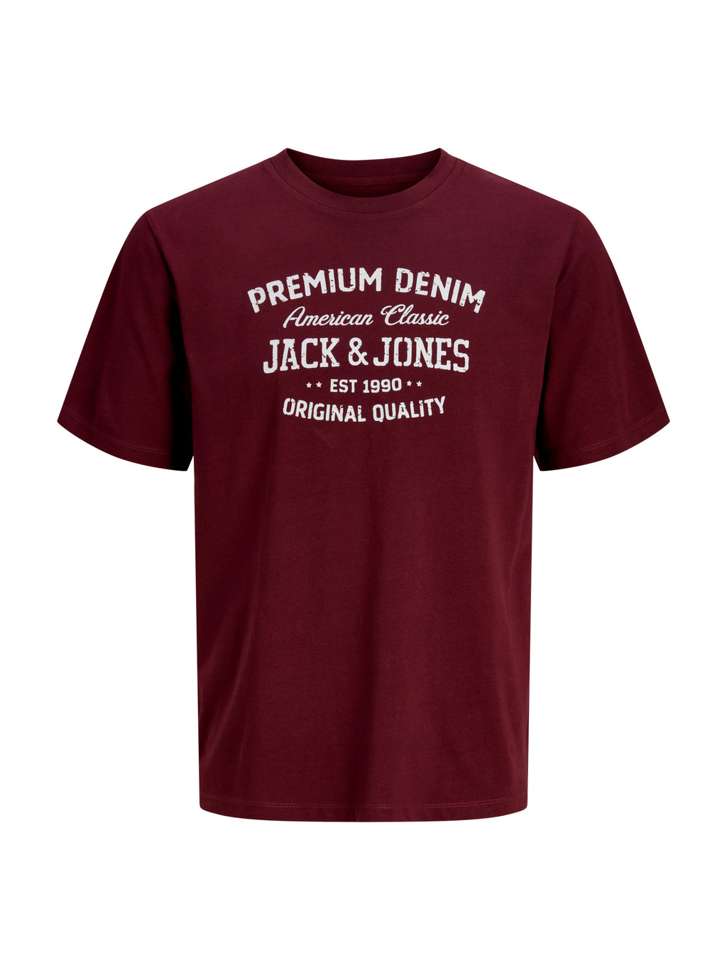 T-shirt Jack & Jones Simon Blordeaux con stampa 12311819 /Tawny Port JACK & JONES 