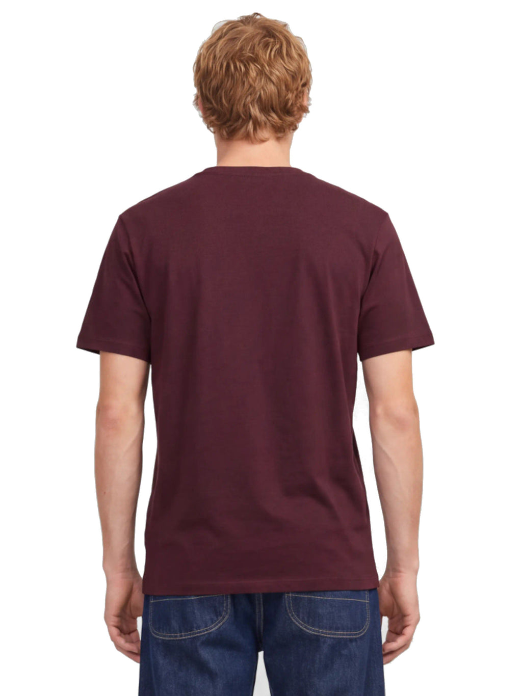 T-shirt Jack & Jones Simon Blordeaux con stampa 12311819 /Tawny Port JACK & JONES 