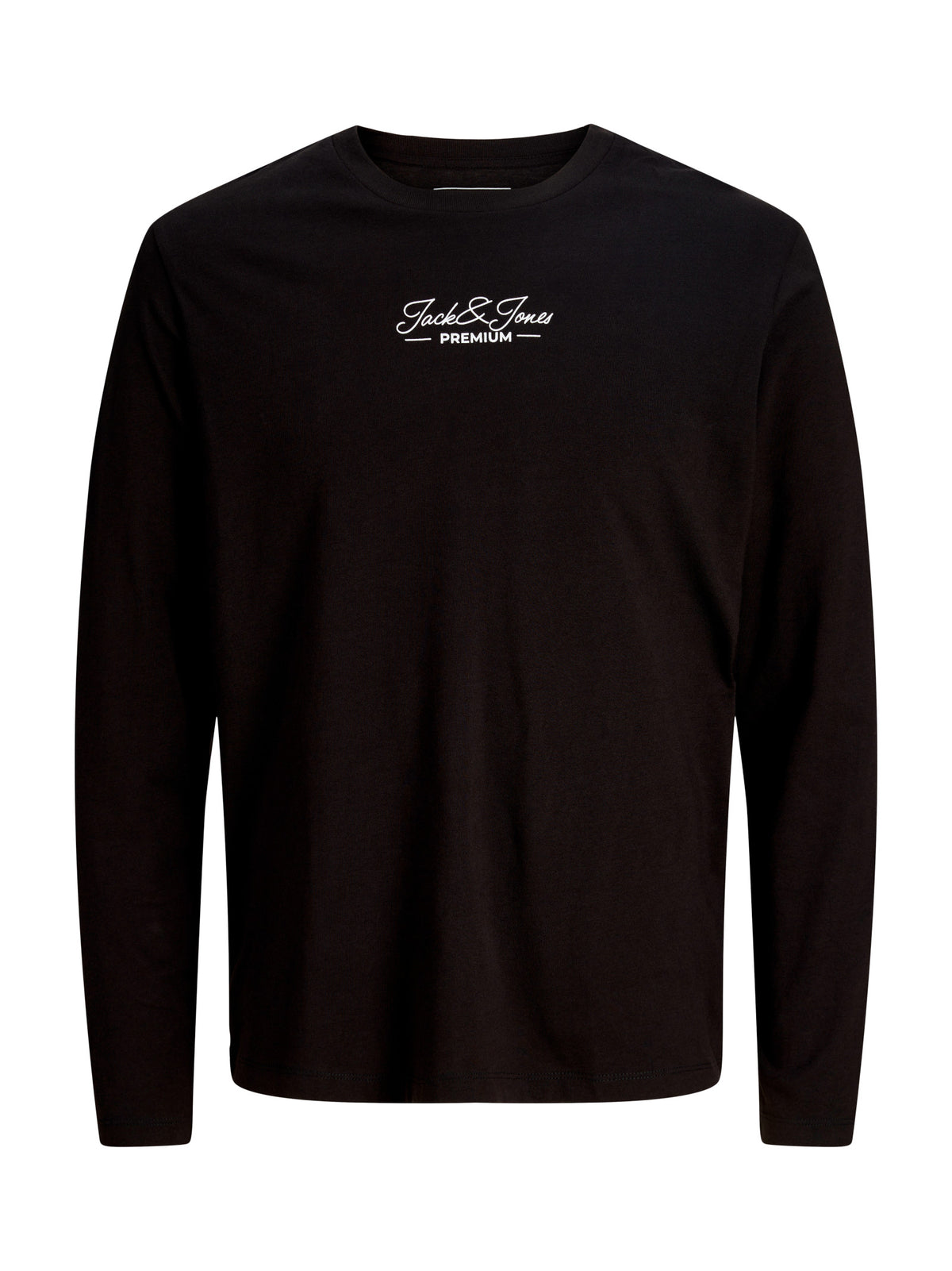 T-shirt Jack & Jones Lucas Nera maniche lunghe 12313108 /Black JACK & JONES 