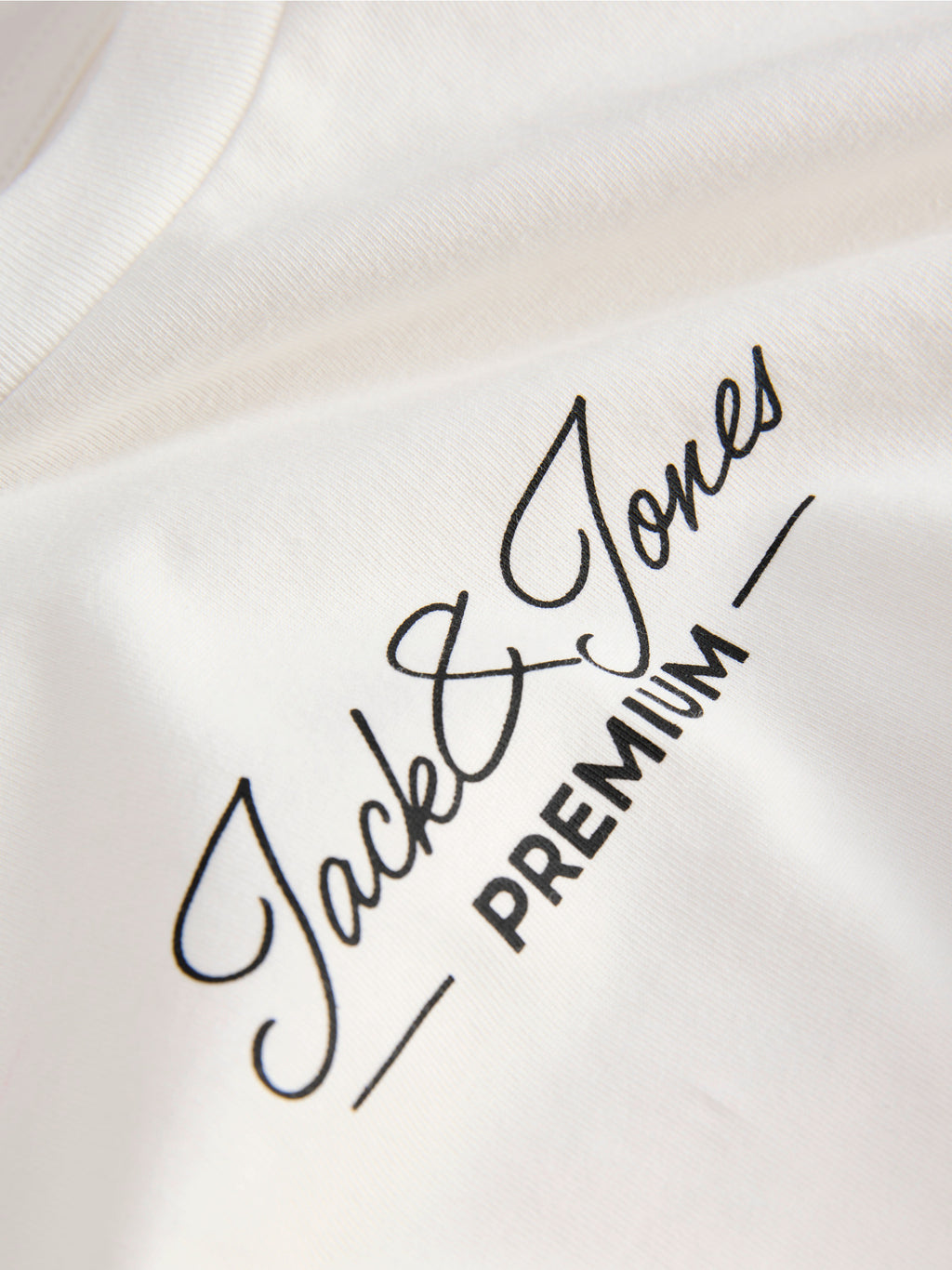T-shirt Jack & Jones Lucas Bianco maniche lunghe 12313108 /Cloud Dancer JACK & JONES 